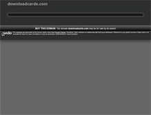 Tablet Screenshot of downloadcards.com